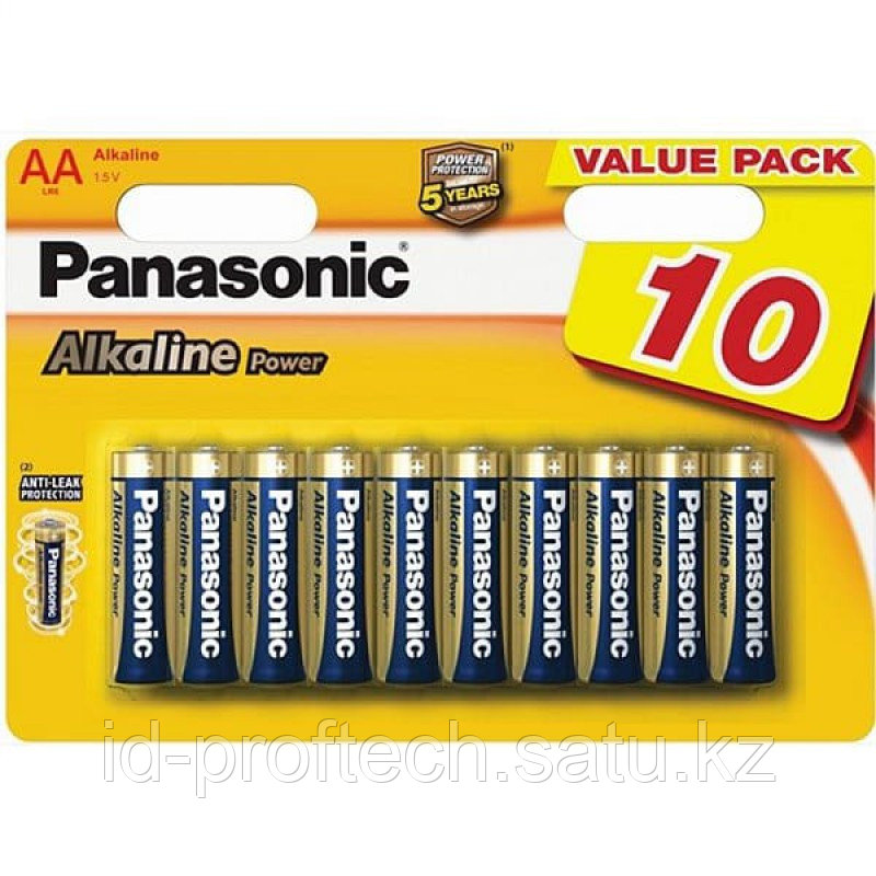 Батарейка щелочная PANASONIC Alkaline Power AA-10B -