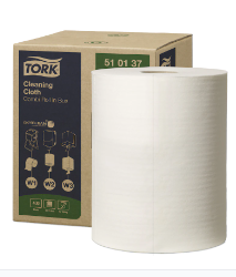 Экстра-безворсовый материал Tork Нетканый материал Tork белый
