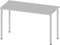 Стол письменный Ингар 1/ТТ (INGAR 1/TT) без ящиков белый, 120x55x75 см