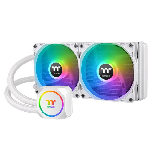 Водяное охлаждение Thermaltake TH240 ARGB Sync Snow Edition/ARGB Fan 120*2/White, CL-W301-PL12SW-A - фото 1 - id-p112633392