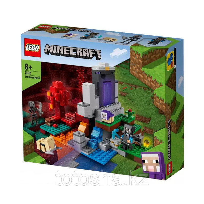 Lego Minecraft 21172 Разрушенный портал