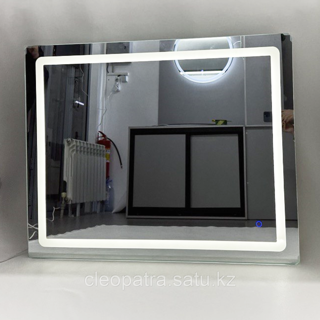 Зеркало 100*80 см с подсветкой, горизонтальное/вертикальное - фото 1 - id-p112633491