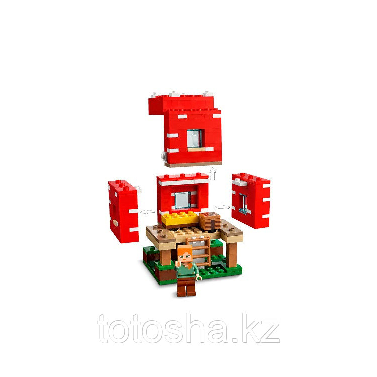 Lego Minecraft 21179 Грибной дом - фото 7 - id-p112635170