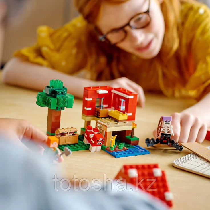 Lego Minecraft 21179 Грибной дом - фото 8 - id-p112635170