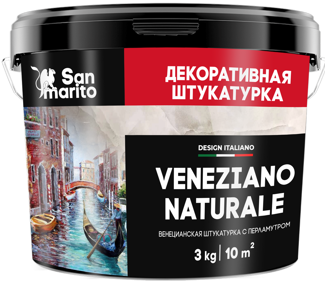 Veneziano Naturale Argento (San Marito), декоративная штукатурка - фото 1 - id-p112635196