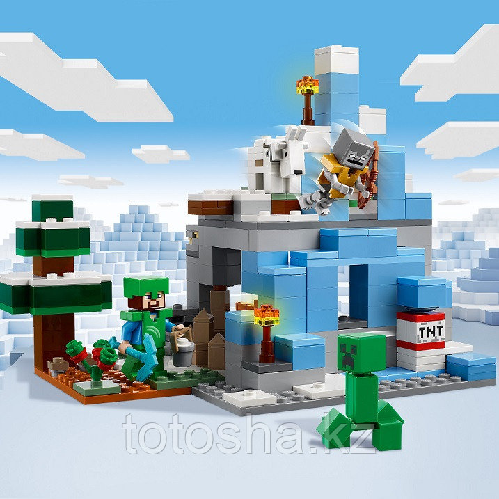 Lego Minecraft 21243 Ледяные вершины - фото 8 - id-p112635292