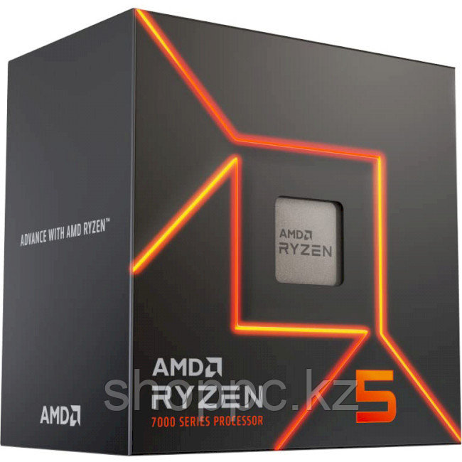 Процессор AMD Ryzen 5 7600 [AM5, 6 x 3.8 ГГц, TDP 65 Вт, OEM] - фото 1 - id-p112637582