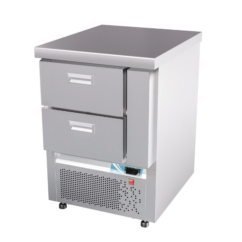 Стол холодильный среднетемпературный Abat СХС-70Н (ящики 1/2) без борта - фото 2 - id-p112637981