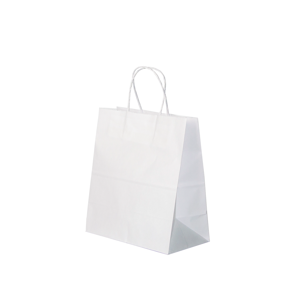 Бумажный пакет Retail Bag, Белый 220x120x275 (80гр) (250шт/уп) - фото 1 - id-p112459581