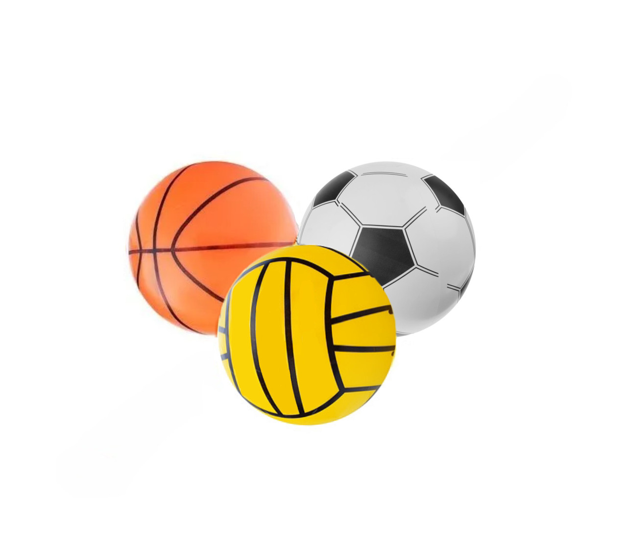 Мяч надувной (футбол, волейбол, баскетбол) WinMax - фото 1 - id-p91511142