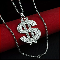 Шынжырлы алқа "$" (Доллар - Dollar) Silver