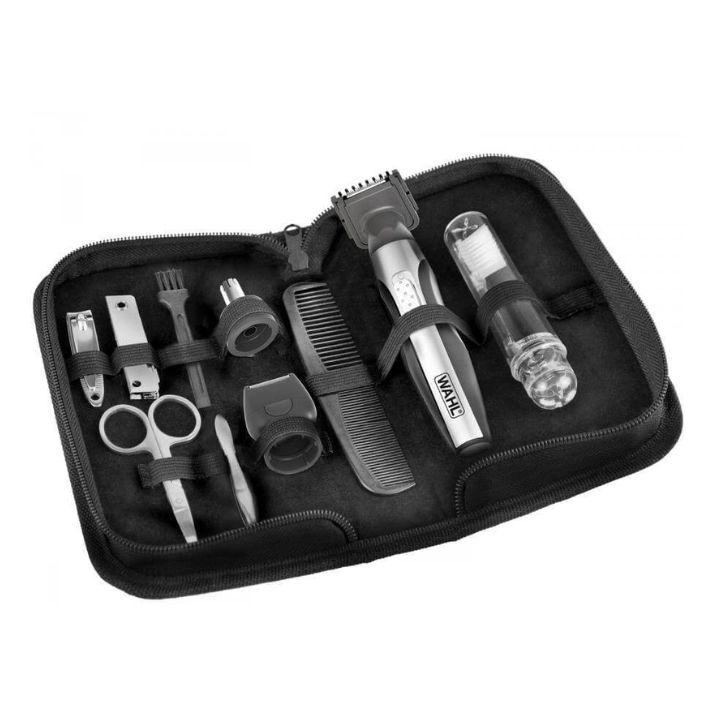 Триммер для усов и бороды Wahl Travel Kit Deluxe черный-серебро - фото 2 - id-p112657113