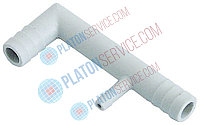 Фитинг / коннектор для шланга ID 13-6-13mm пластиковые Кол-во 1 шт