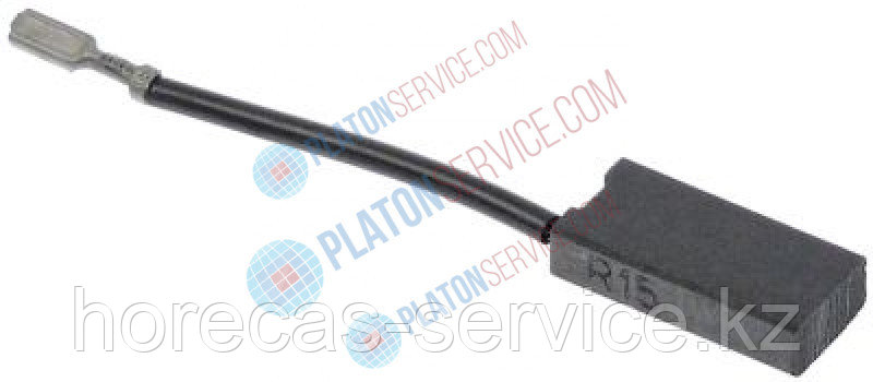 Набор угольных щёток с кабелем для мотора кол-во в уп-вке 2штук - фото 1 - id-p112647964