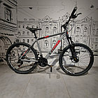 Горный Велосипед Trinx "M136" Алюминиевая рама 19". Колеса 26". Скоростной. Mtb. Серый., фото 3