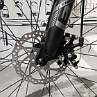 Горный Велосипед Trinx "M136" Алюминиевая рама 19". Колеса 26". Скоростной. Mtb. Серый., фото 7