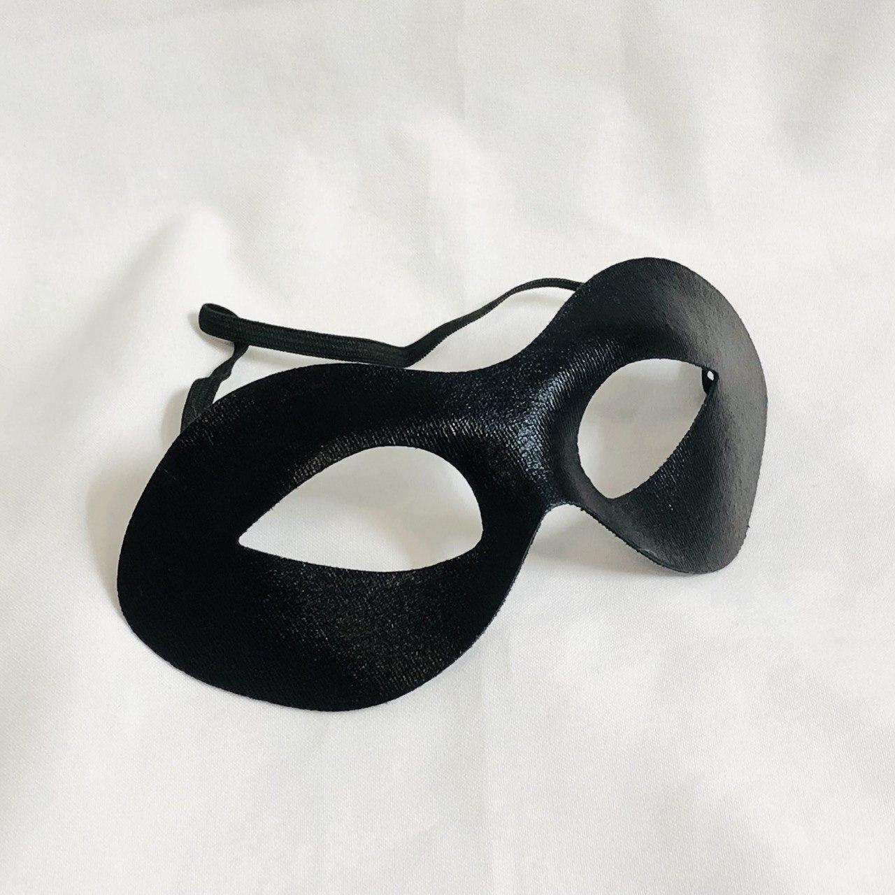 Венецианская карнавальная маска женская черная - фото 2 - id-p110020196