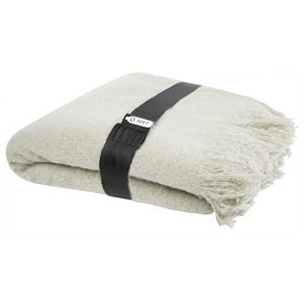 Мохеровое одеяло из  ПЭТ Ivy - Светло-серый