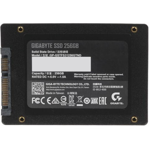 SSD накопитель 256Gb Gigabyte GP-GSTFS31256GTND, 2.5", SATA III - фото 3 - id-p112658877