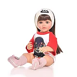 Кукла интерактивная Реборн в красном боди, фото 3