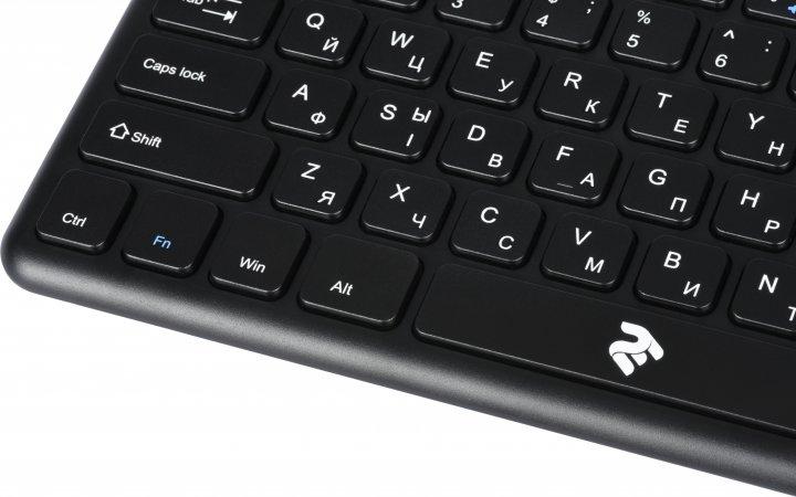 Клавиатура 2E TOUCH KEYBOARD KT100 WL Black - фото 5 - id-p112662468