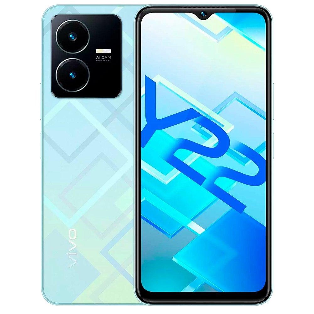 Смартфон Vivo Y22 4/64Gb Metaverse Green - фото 1 - id-p112663506