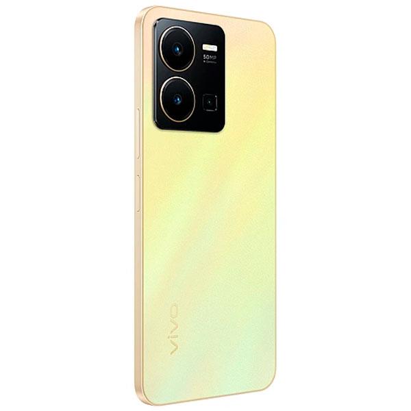 Смартфон Vivo Y35 4/64Gb Dawn Gold + Gift box BTS 2022 синий - фото 4 - id-p112663509