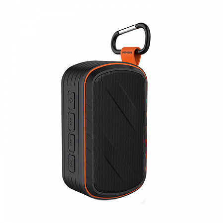 Колонка портативная беспроводная Bluetooth Speaker Redmond RBS-5813, черный с оранжевым - фото 1 - id-p112661011