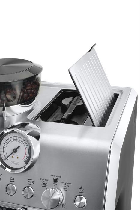 Кофеварка DeLonghi EC9155.MB серебристая - фото 4 - id-p112661036