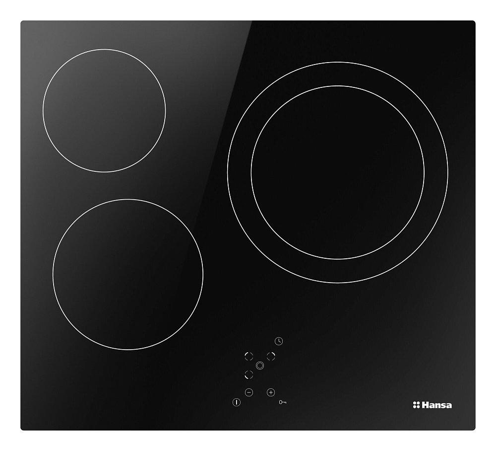 Варочная поверхность электрическая Hansa BHC-66206 черная на 3 конфорки - фото 4 - id-p104033351