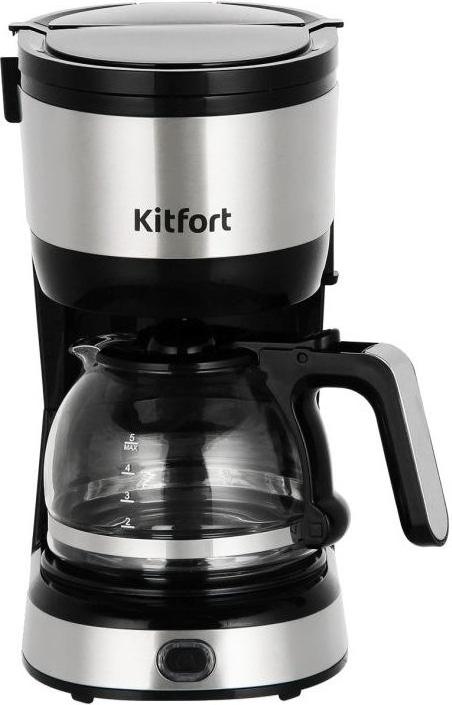 Кофеварка капельная Kitfort КТ-730 черная - фото 2 - id-p112661070