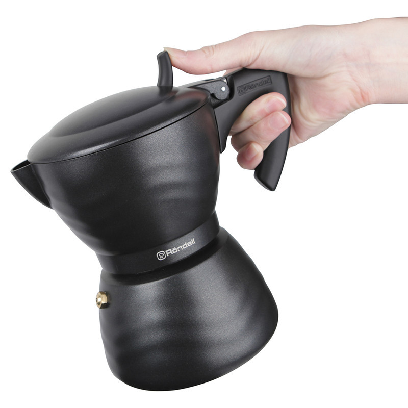 Гейзерная кофеварка Rondell Walzer RDA-432 черная - фото 3 - id-p112661135