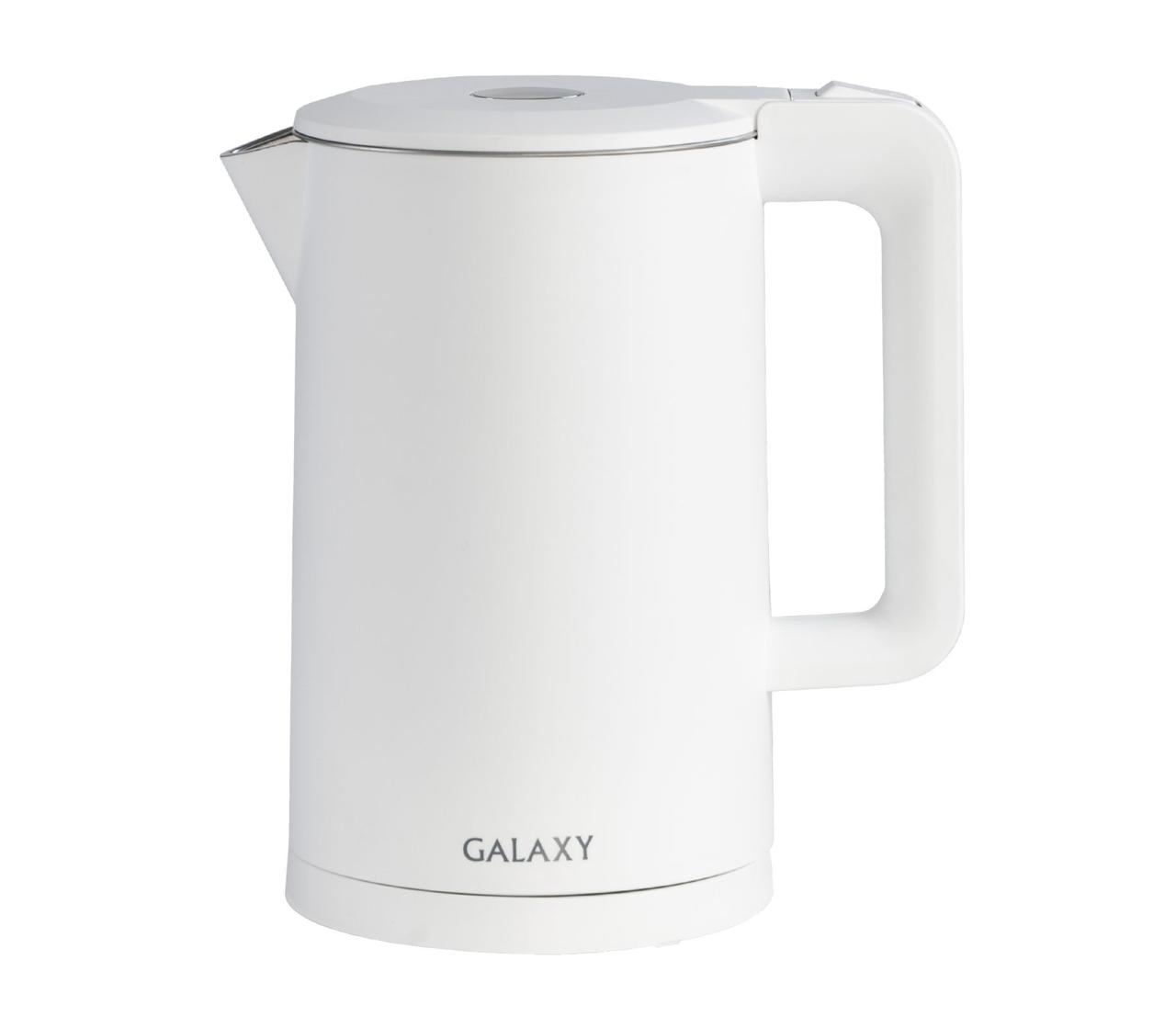 Galaxy GL 0323 Чайник электрический белый - фото 1 - id-p112664269