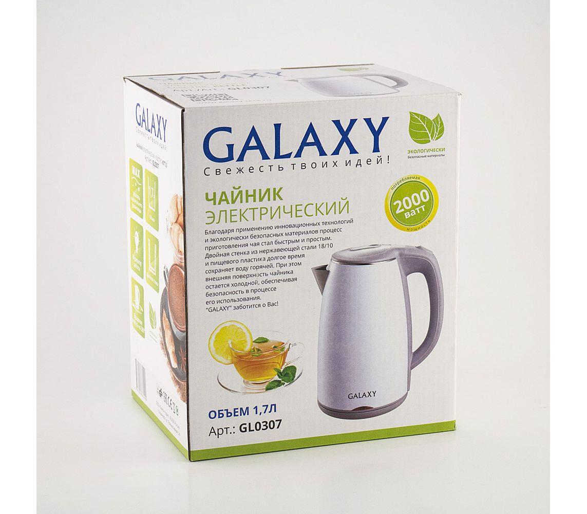 Galaxy GL 0307 Чайник электрический, белый - фото 6 - id-p112664295