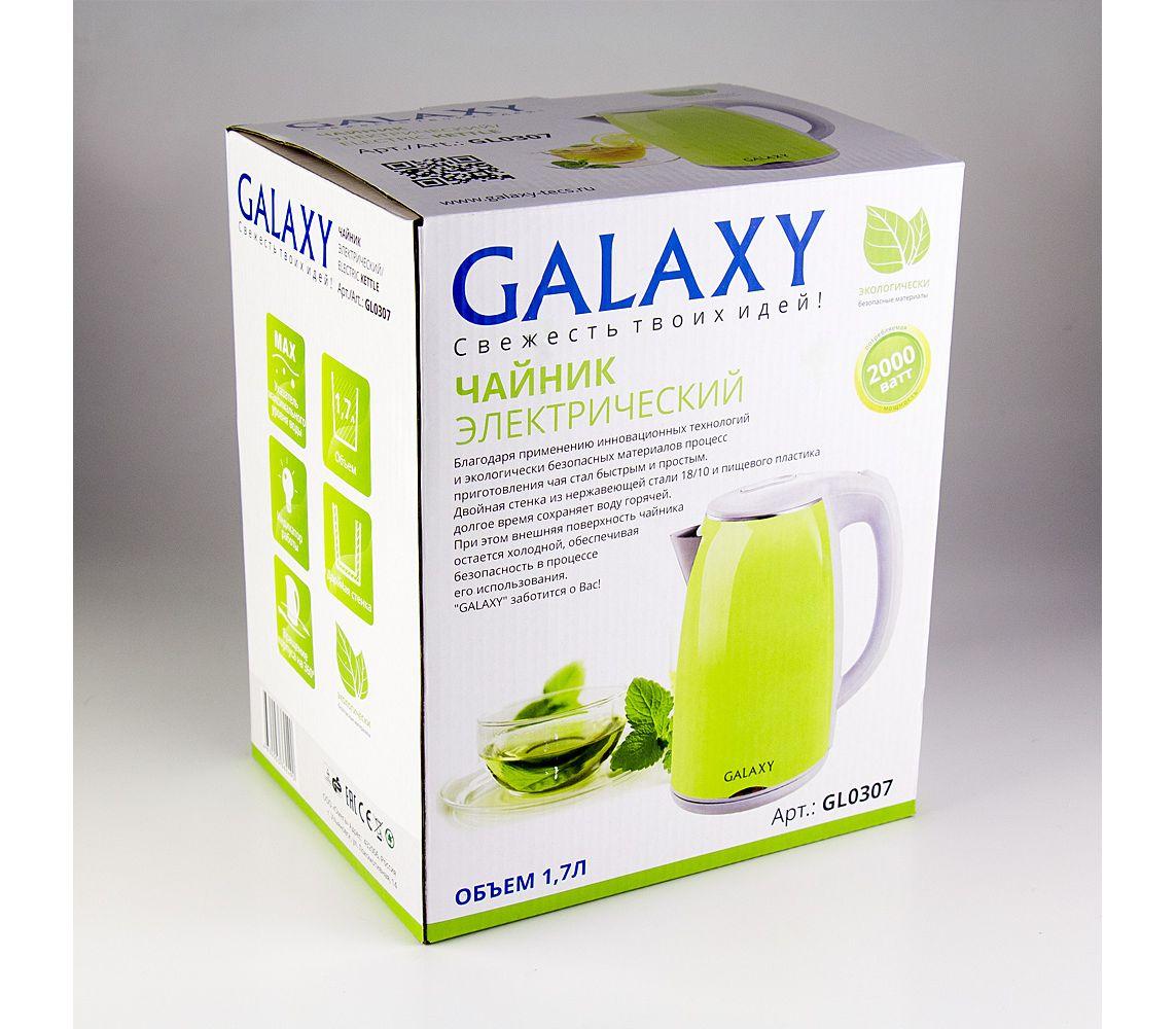 Galaxy GL 0307 Чайник электрический, зеленый - фото 7 - id-p112664296