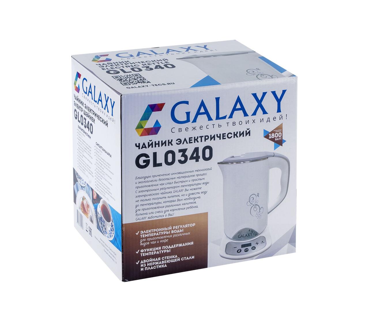 Galaxy GL 0340 Чайник электрический, белый - фото 2 - id-p112664325
