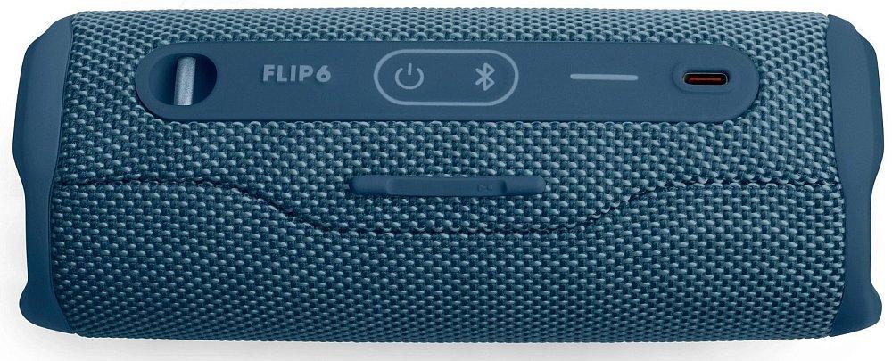 Портативная колонка JBL Flip 6 JBLFLIP6BLU синяя - фото 2 - id-p112661443