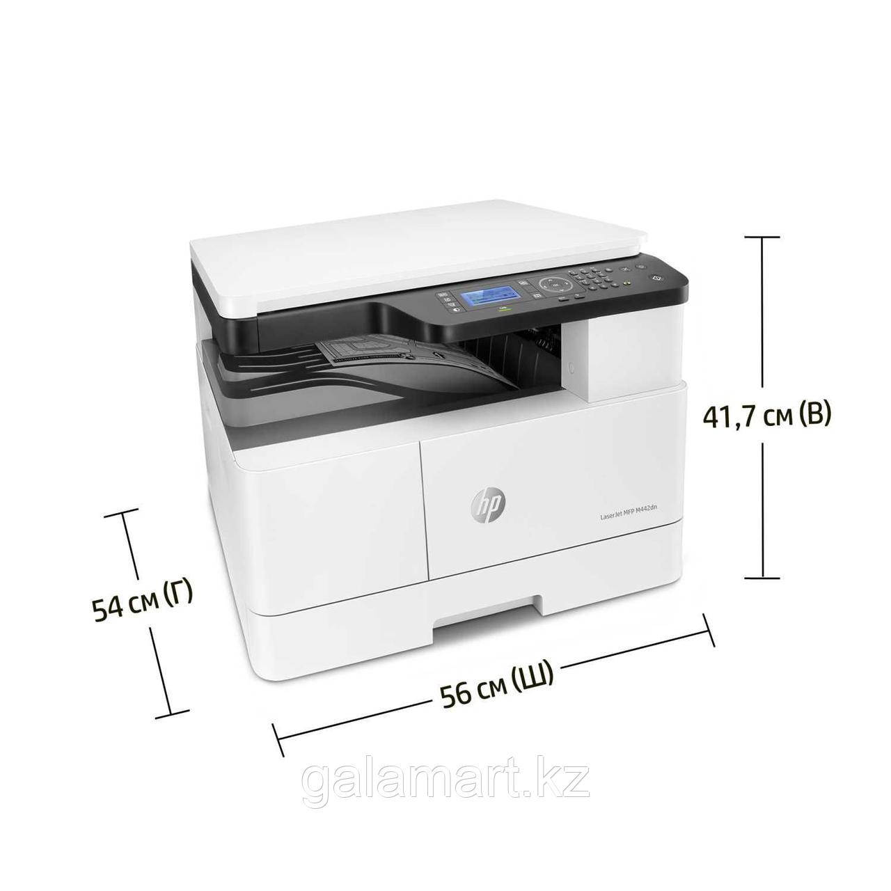 МФУ HP 8AF71A LaserJet MFP M442dn Prntr (A3) Printer/Scanner/Copier, 1200 dpi, 24/13 ppm (A4/A3), 512 MB, 600