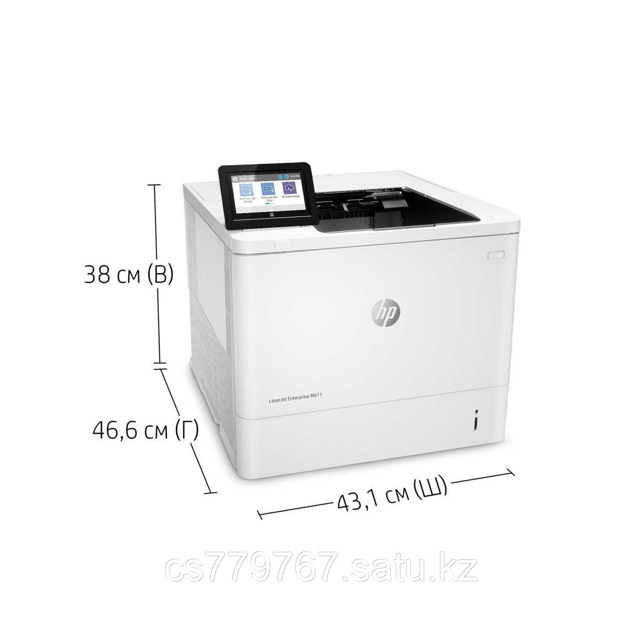 Принтер лазерный HP LaserJet Ent M611dn Printer
