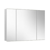 Шкаф навесной зеркальный Триумф ВШ 100 Белый глянцевый