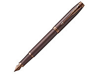Перьевая ручка Parker IM Monochrome Brown, перо:F, цвет чернил: Black, в подарочной упаковке.