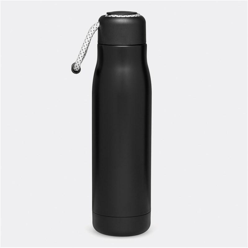 Вакуумная бутылка для питья ROBUSTA, черная - фото 4 - id-p112666268