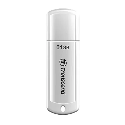 USB Флеш 64GB 2.0 Transcend TS64GJF370 белый