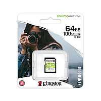 Карта памяти Kingston SDS2/64GB SD 64GB Canvas Select Plus