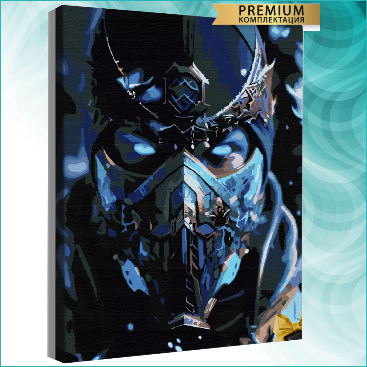 Картина по номерам "Компьютерная игра Mortal Kombat - Sub-Zero" (40х50) - фото 1 - id-p112667976