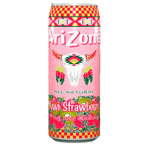 Напиток AriZona Kiwi Strawberry 650ml (24 шт. в упак)