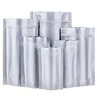 Аллюминиевый пакет дой-пак с герметичным замком зип-лок