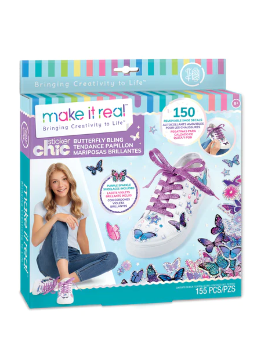 Набор для творчества Наклейка Make It Real Chic Butterfly Bling
