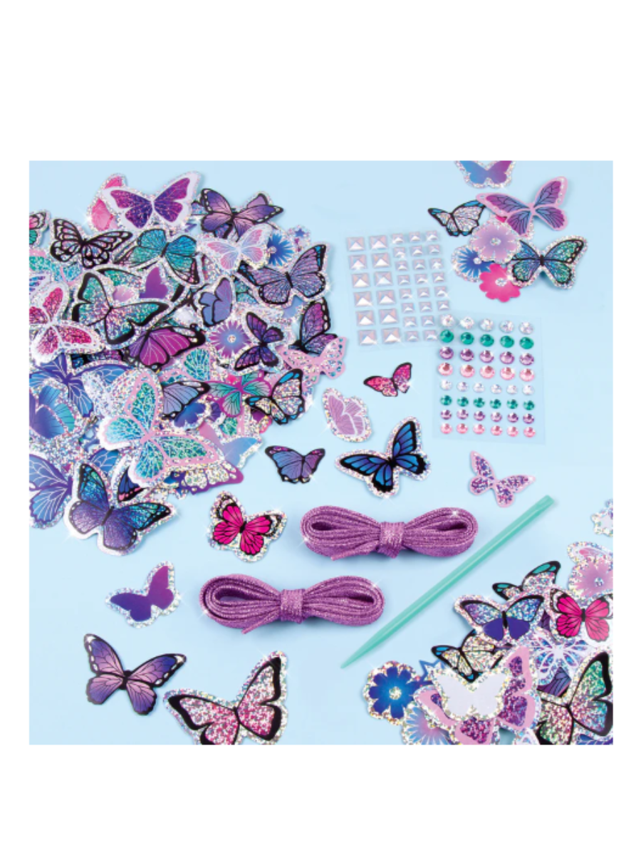 Набор для творчества Наклейка Make It Real Chic Butterfly Bling