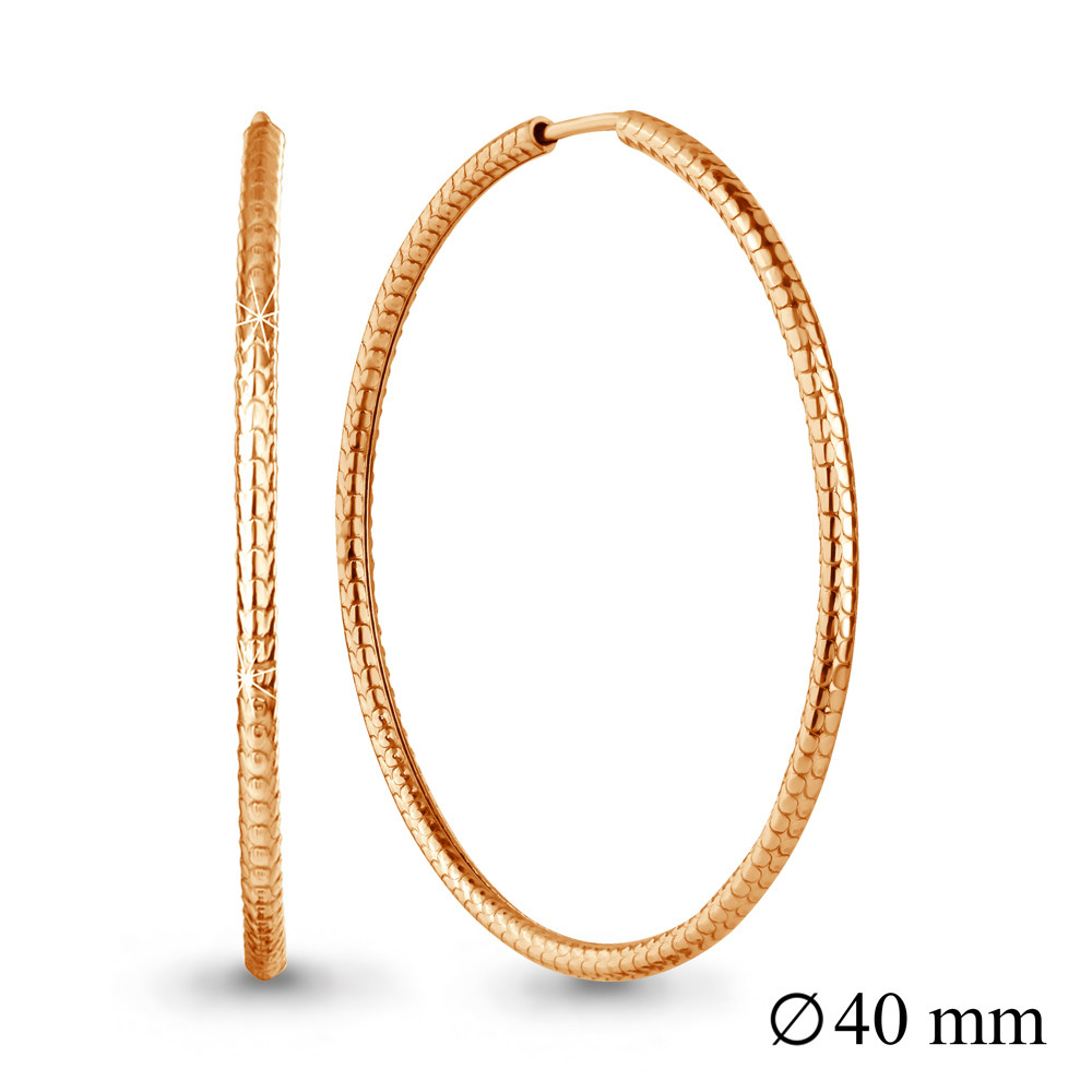 Серьги конго из серебра Aquamarine 32231з.6 серебро с позолотой